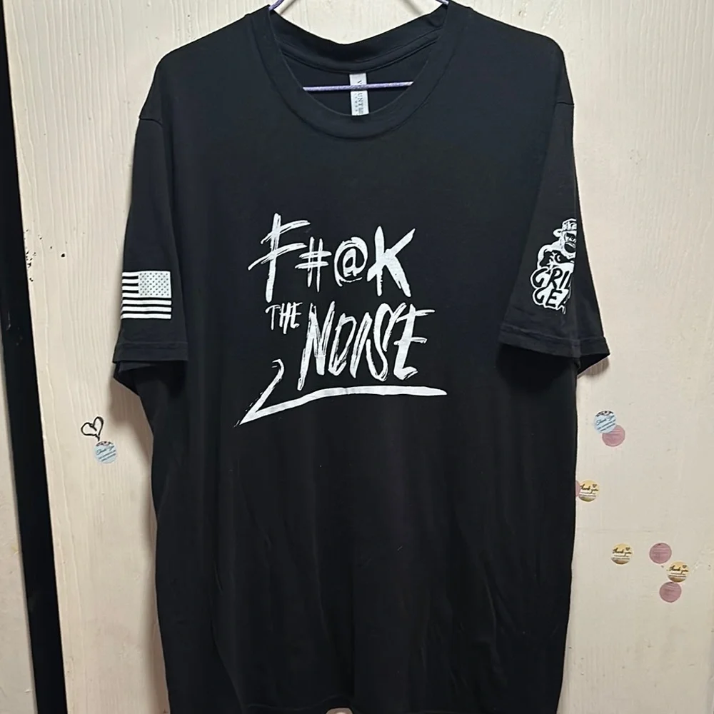 Vintage Volunteer Knitwear Graphic T-Shirt, Size XL, Black, Streetwear - Picture 14 of 16